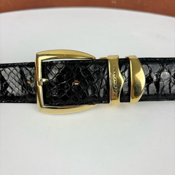 Vintage Balenciaga Crocodile Belt - Picture 2 of 6